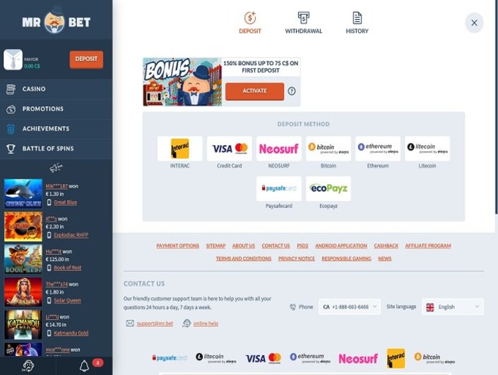 Das am besten bewertete Casino online