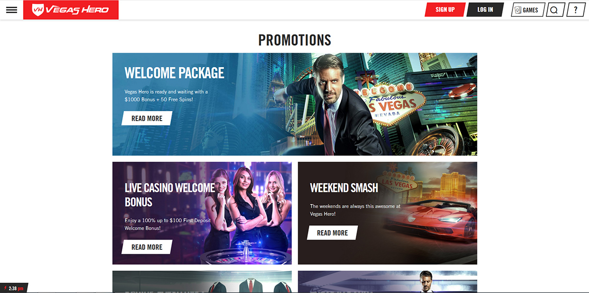 Vegas Hero Casino